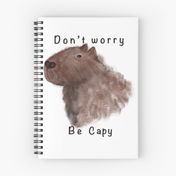 Item preview, Don’t Worry, Be Capy designed and sold by PaperieJennifer.