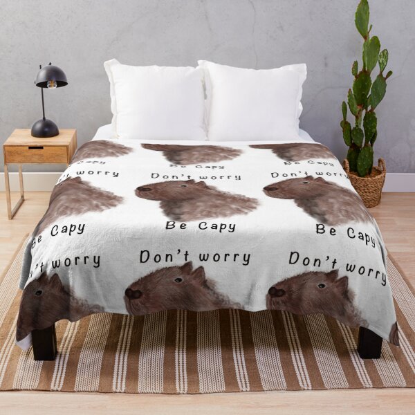 Item preview, Don’t Worry, Be Capy designed and sold by PaperieJennifer.
