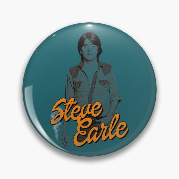 Item preview, Steve Earle  Retro Folk Singer Songwriter Fan Art Classic  designed and sold by MollieRobson.