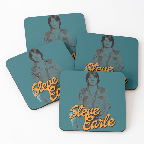 Item preview, Steve Earle  Retro Folk Singer Songwriter Fan Art Classic  designed and sold by MollieRobson.