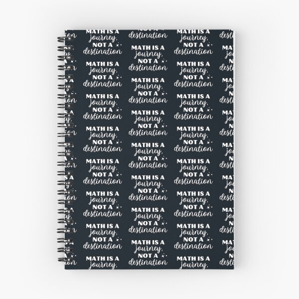 Item preview, Math Is A Journey Not A Destination designed and sold by MathVerge.