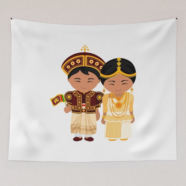 Item preview, Wedding Couple Sri Lankan designed and sold by Benlaniboutique.