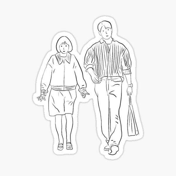 Item preview, Woo Yong Woo & Lee Jun Ho  go for a walk designed and sold by paintingtour.