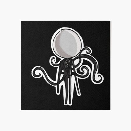 Slenderman Art Board Print by Vanum-Chan