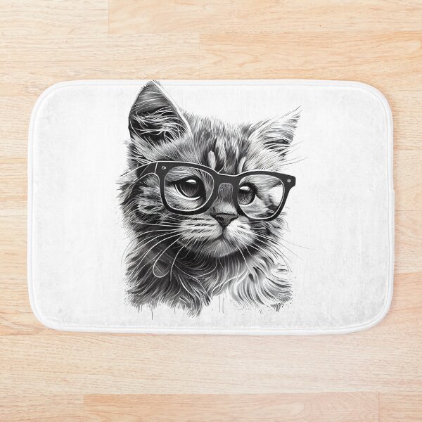 Item preview, Smarty the Little Young Kitten (Black and White) designed and sold by AresSuperStore.