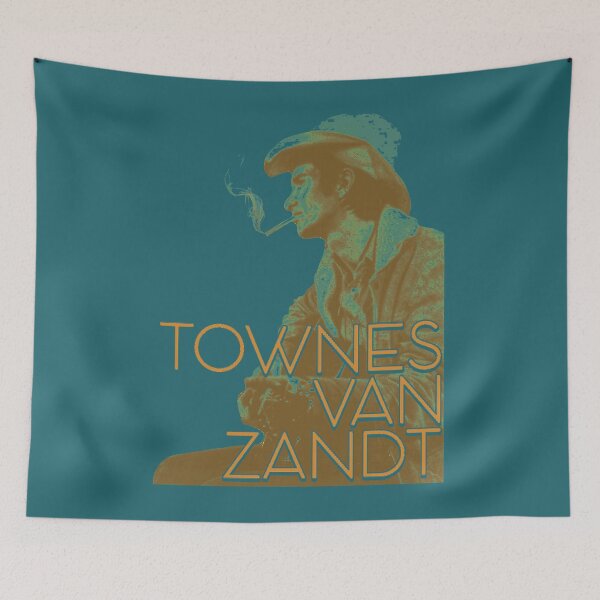 Item preview, Townes Van Zandt - Live is to Fly Retro FanArt Classic designed and sold by MollieRobson.