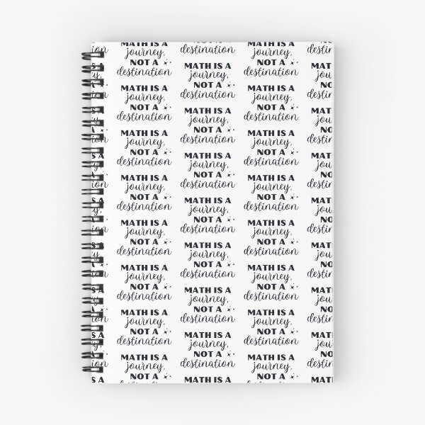 Item preview, Math Is A Journey Not A Destination designed and sold by MathVerge.