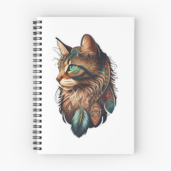 Item preview, Boho Cat 2 designed and sold by DigitalArtcapes.