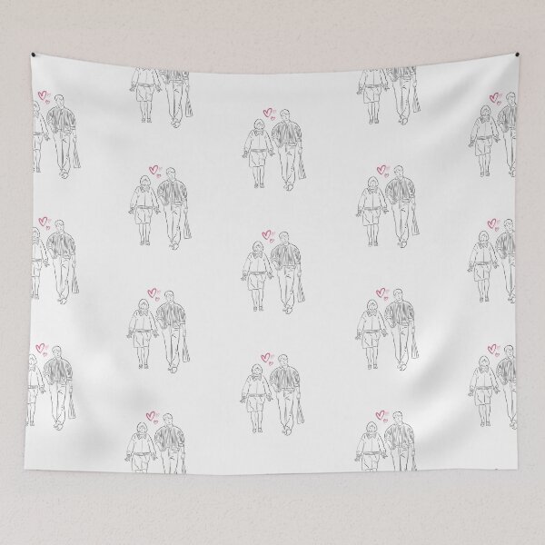 Item preview,  Woo Yong Woo & Lee Jun Ho  go for a walk heart background designed and sold by paintingtour.