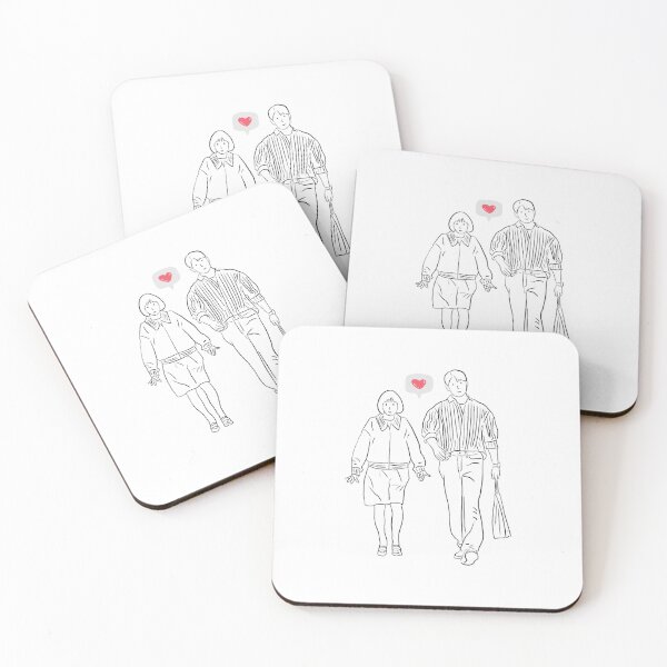Item preview, Woo Yong Woo & Lee Jun Ho  go for a walk  love frame background designed and sold by paintingtour.