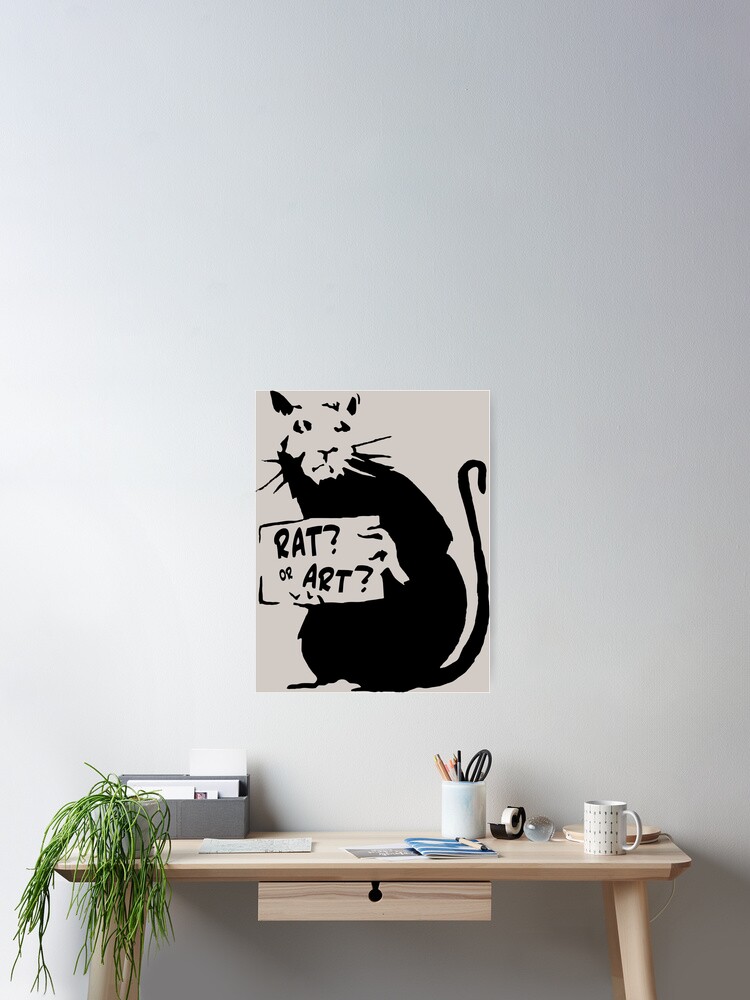 Banksy バンクシー 「Anarchy 行き渡ら Rat」 シリアル サイン