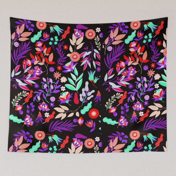 Item preview, Colorful Floral Exotic Seamless Pattern For Spring Day designed and sold by Shuvra Gain.