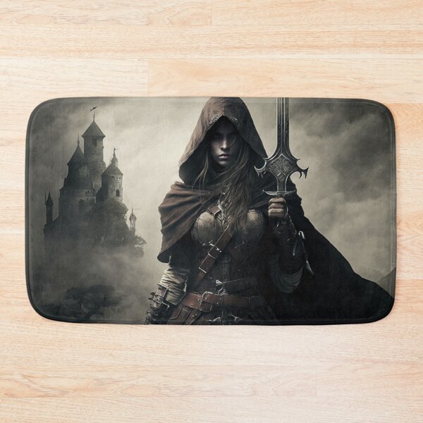 Item preview, Battle Ready Hooded Female Warrior  designed and sold by Dragonstrom.