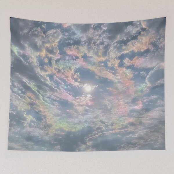 Item preview, Retro Rainbow Cloudscape designed and sold by Freshfroot.