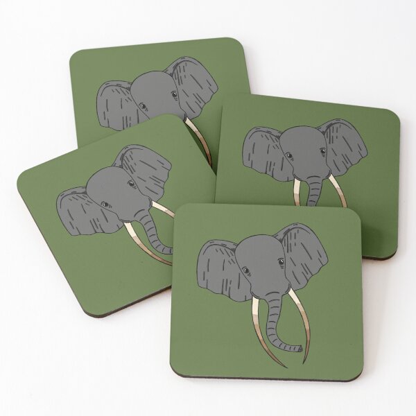 Item preview, Tusker Elephant designed and sold by SpaceDiver-001.