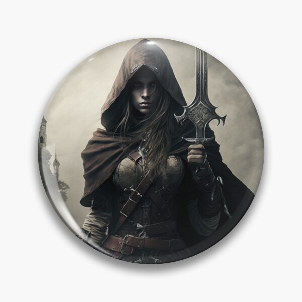 Item preview, Battle Ready Hooded Female Warrior  designed and sold by Dragonstrom.