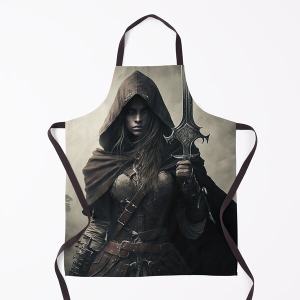 Item preview, Battle Ready Hooded Female Warrior  designed and sold by Dragonstrom.