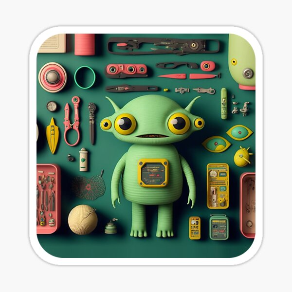 Item preview, Alien Knolling #1 designed and sold by quicksilversun.
