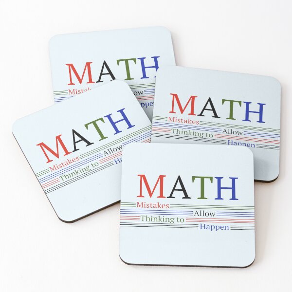 Item preview, MATH Means Mistakes Allow Thinking to Happen designed and sold by MathVerge.