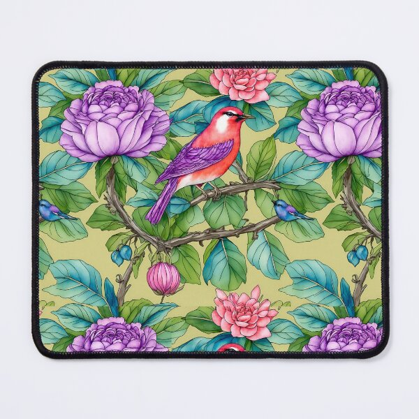 Item preview, Beautiful Tropical flowers exotic birds Pattern Decorative designed and sold by MrLacarte.