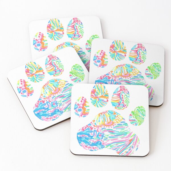 Item preview, Vibrant Floral Paw Print designed and sold by annmariestowe.