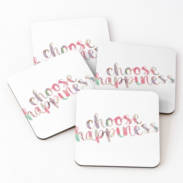 Item preview, Choose Happiness Watercolor Flowers designed and sold by annmariestowe.
