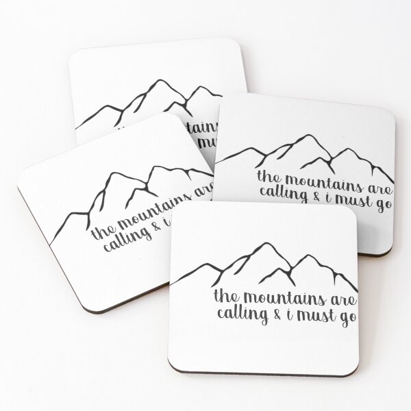 Item preview, The Mountains Are Calling and I Must Go Simple designed and sold by annmariestowe.