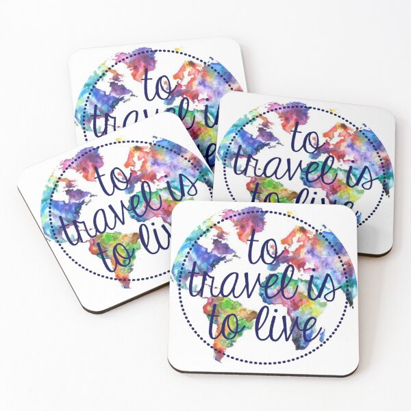 Item preview, To Travel is to Live Circle  designed and sold by annmariestowe.