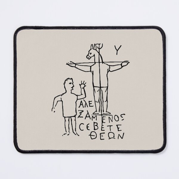 Item preview, Roman Graffiti: “Alexamenos worships [his] god” designed and sold by DotorEaon.