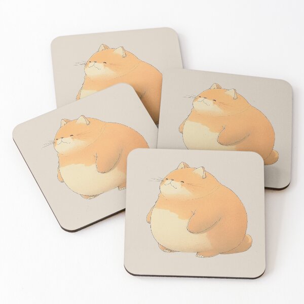 Item preview, Cute Smiling Fat  Orange Cat designed and sold by SlimAwayhaha.