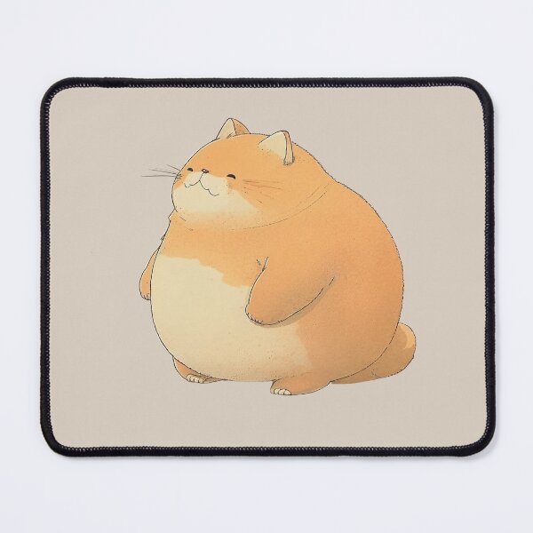 Item preview, Cute Smiling Fat Orange Cat designed and sold by SlimAwayhaha.
