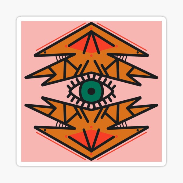 Tribal Eye Sticker