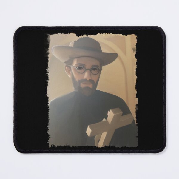 Item preview, Saint Damien of Molokai designed and sold by HappyRandomArt.