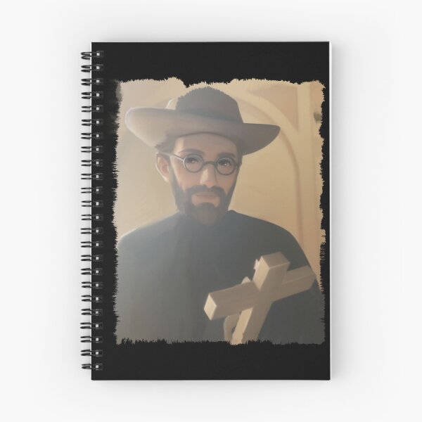 Item preview, Saint Damien of Molokai designed and sold by HappyRandomArt.