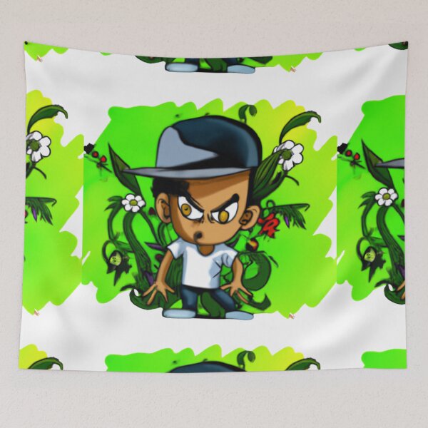 Item preview, A boy wearing a hip hop style cap with wide eyes, designed and sold by CSJ7.
