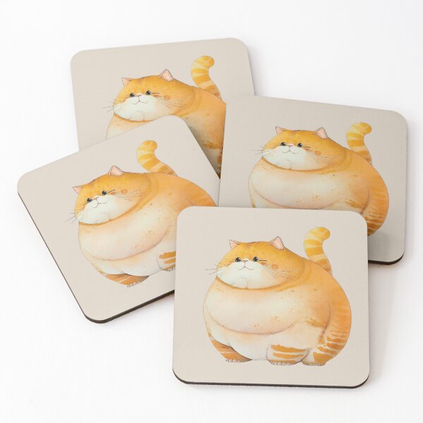 Item preview,  Cute Smiling Cartoon  Orange Cat designed and sold by SlimAwayhaha.