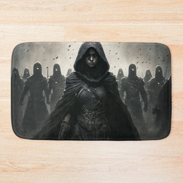Item preview, Grim Female Warrior Leads Her Hoard of Dark Soldiers to Battle designed and sold by Dragonstrom.