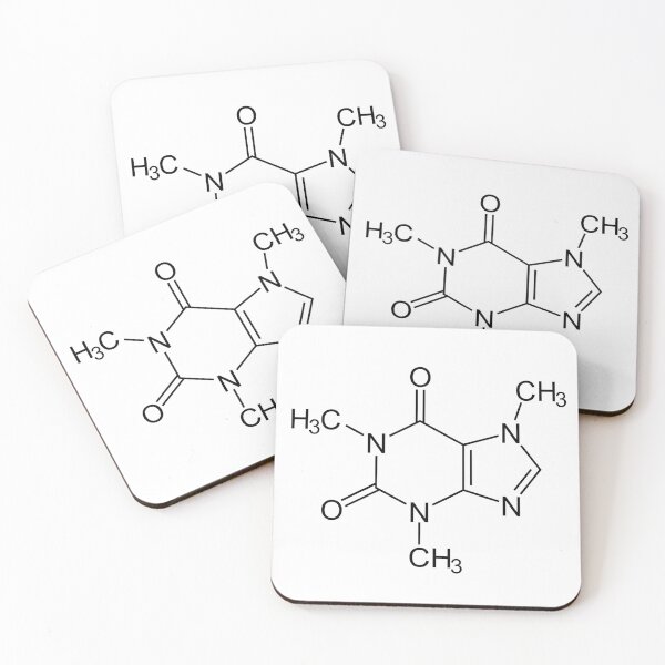 Item preview, Caffeine Molecule designed and sold by annmariestowe.