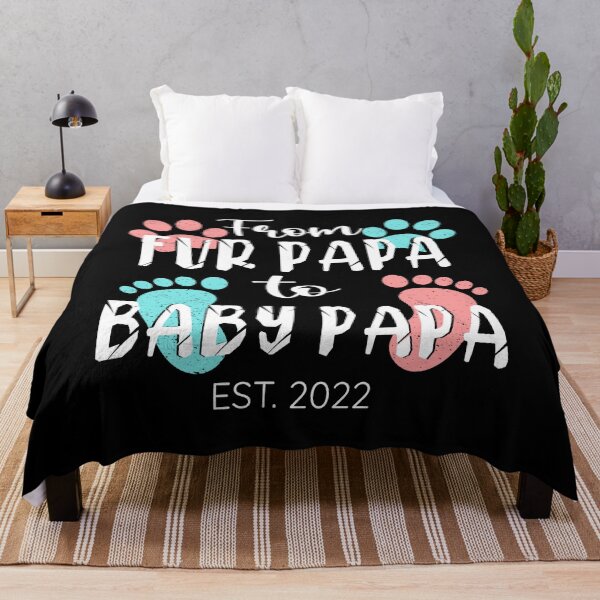 Item preview, Mens Fathers Day Tee Paw Print Fur Papa To Baby Papa design designed and sold by Merchking1.