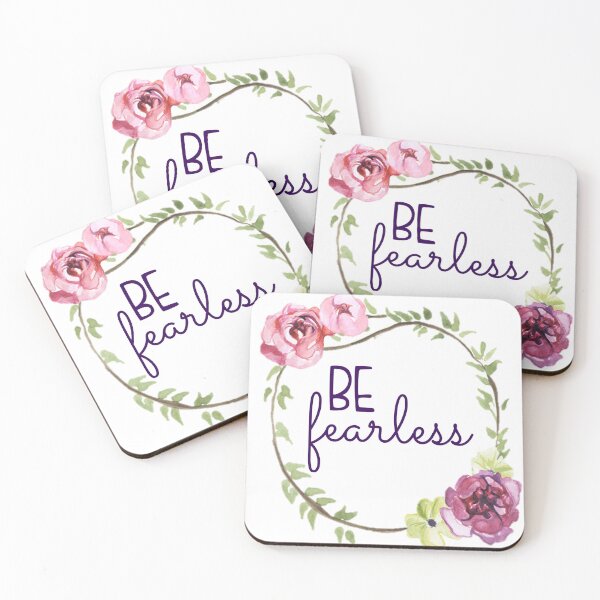 Item preview, Be Fearless Floral Wreath designed and sold by annmariestowe.