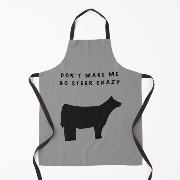 Item preview, Don’t Make Me Go Steer Crazy Black Steer designed and sold by Horsequeenozie.