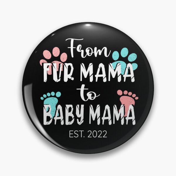 Item preview, Womens Mother's Day Tee Paw Print Fur Mama To Baby Mama print designed and sold by Merchking1.