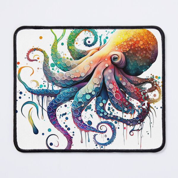 Item preview, Rainbow Octopus designed and sold by ayladesignz.