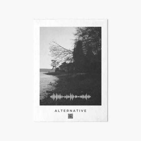 Alternative Playlist Art Board Print