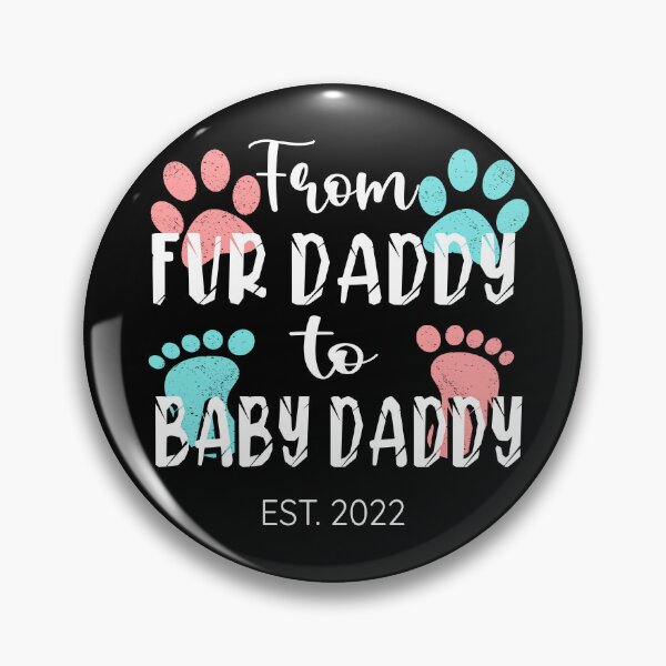 Item preview, Mens Fathers Day Tee Paw Print Fur Daddy To Baby Daddy design designed and sold by Merchking1.