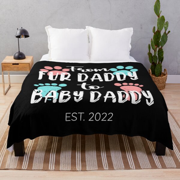 Item preview, Mens Fathers Day Tee Paw Print Fur Daddy To Baby Daddy design designed and sold by Merchking1.