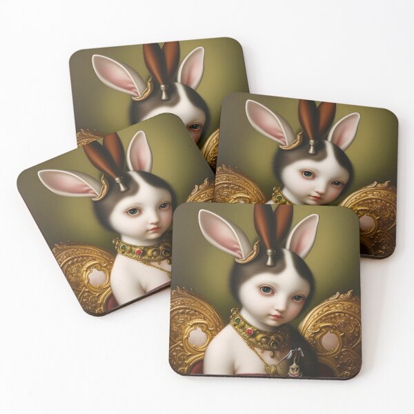 Item preview, Bunny Girl with Butterfly chair designed and sold by ebrawne.