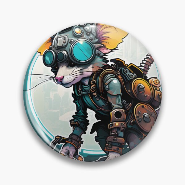 Item preview, Cyber Punk Mouse designed and sold by omar-sticker11.