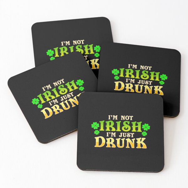 Item preview, I'm Not Irish I'm Just Drunk St Patrick's Day Fun Quote  designed and sold by danialysungarta.