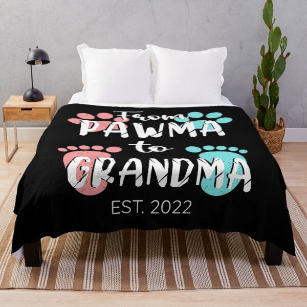 Item preview, Promoted to Grandma 2022, Paw Print From Pawma to Grandma design designed and sold by Merchking1.